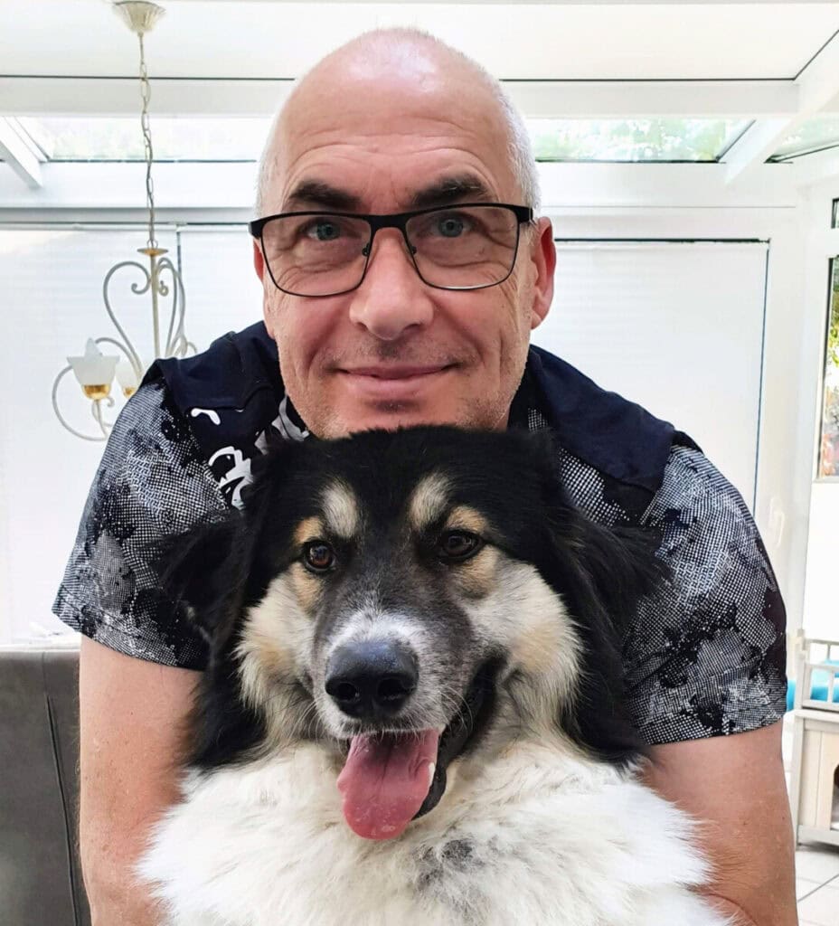 Fred Lange mit Floki