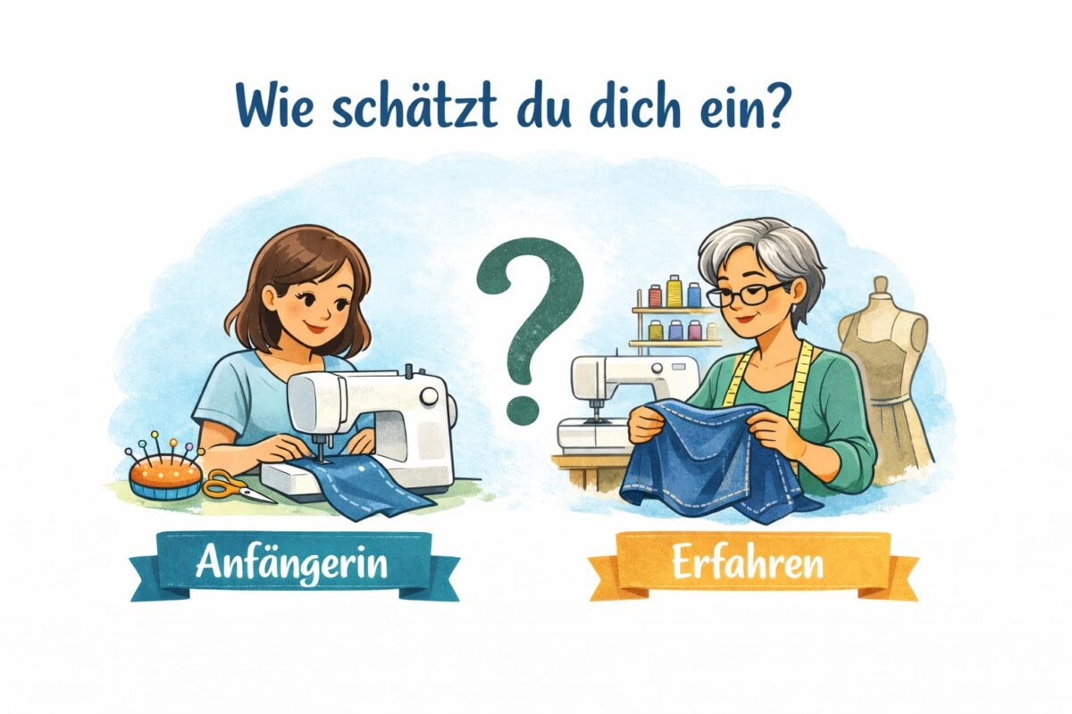 Wie schätzt du dich beim Nähen ein?