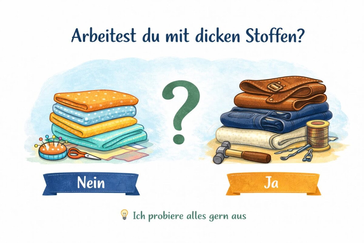 Arbeitest du auch mit dickeren Materialien?