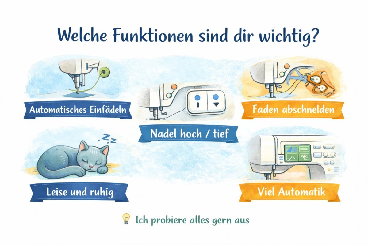 Welche Funktionen sind dir wichtig?
