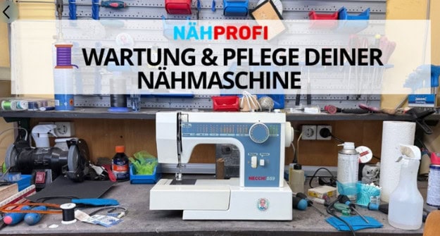 Online-Kurs Wartung und Pflege deiner Nähmaschine von Fred Lange Nähprofi