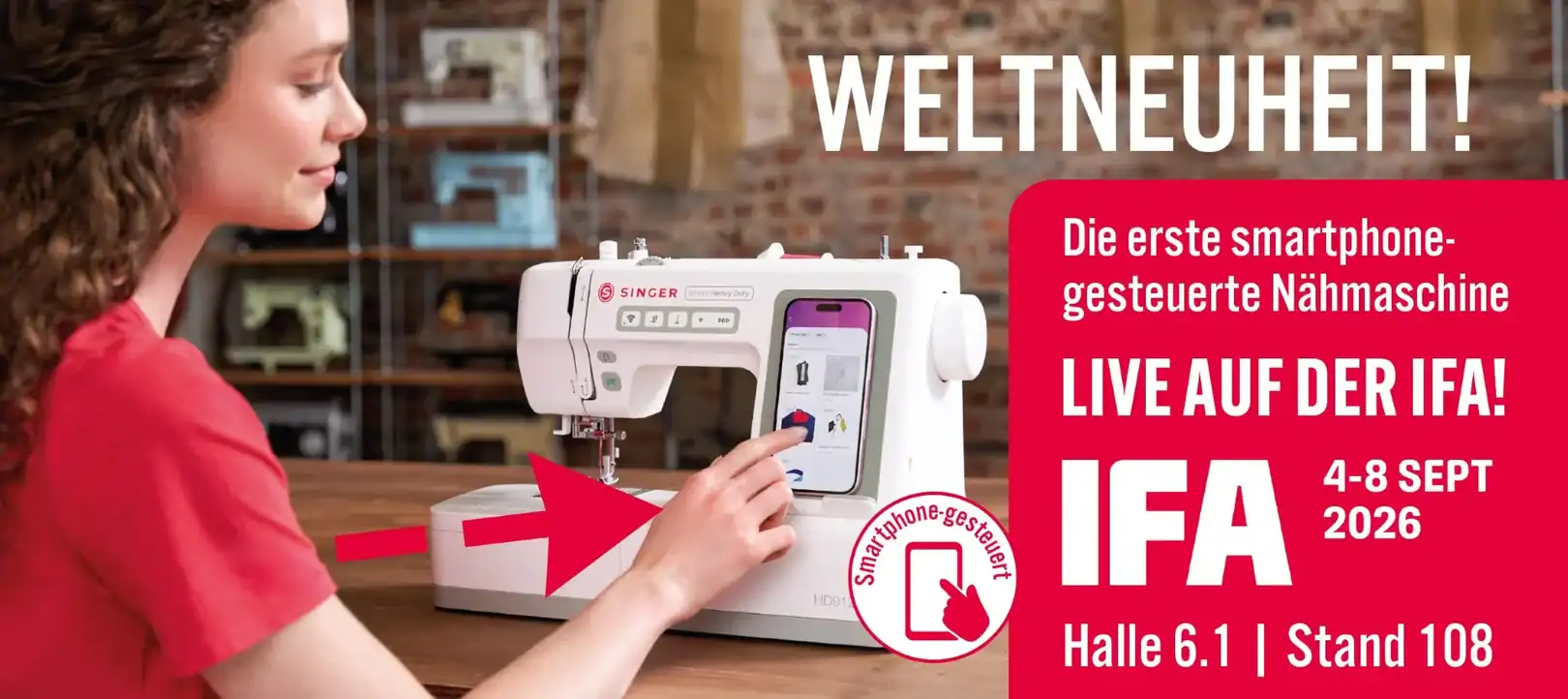 weltneuheit-singer-9125 Singer kündigt die Smart Heavy Duty 9125 als IFA-Neuheit an
